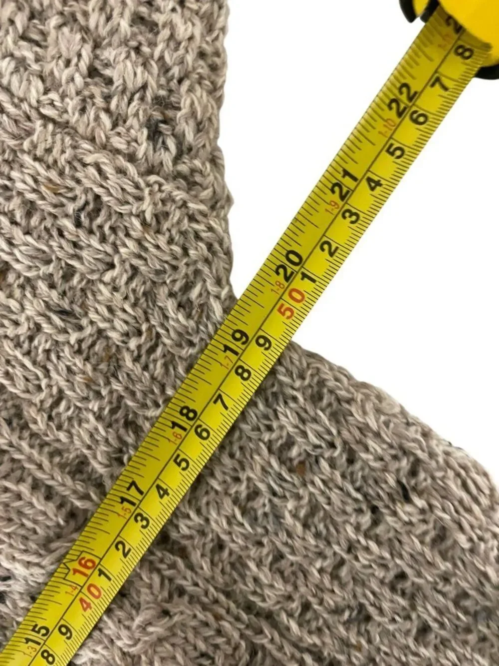 Connemara Knitwear Aran Sweater Small Beige Irish Fisherman Cable Knit Wool NWT